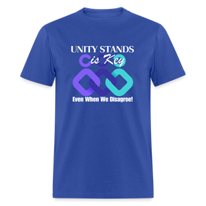 Unity Stands is Key - royal blue