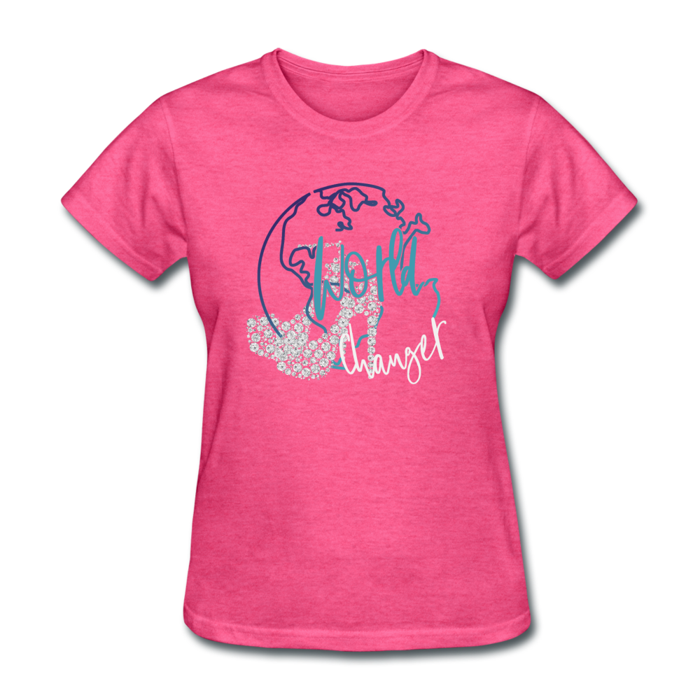 World Changer Women's T-Shirt - heather pink